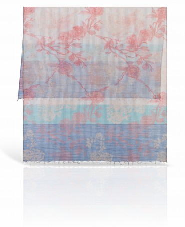 Палантин Женский SW-ROSE/BLUE